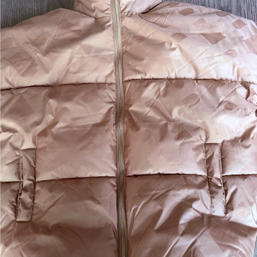Boss Light Quilted Puffer Jacket with Zip